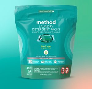 laundry detergent packs – beach sage. 42 ct