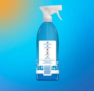 antibacterial bathroom cleaner – spearmint. 28 fl oz