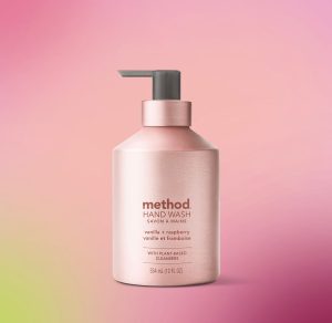 gel hand wash starter set – vanilla + raspberry. 46 fl oz