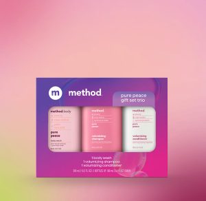 travel-sized gift set trio – pure peace. 10.2 oz